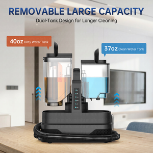 Nettoyeur vapeur portable pour tapis, idéal pour la maison et l'hôtel, nettoyeur humide et sec pour voiture et canapé, élimine les taches tenaces, nettoyage en profondeur - Product Image 4