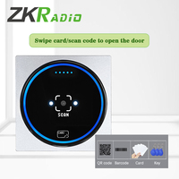 Lecteur de cartes d'accès par code QR, lecteur de cartes d'identité IC NFC, lecteur de cartes RFID étanche, système de contrôle d'accès par cartes