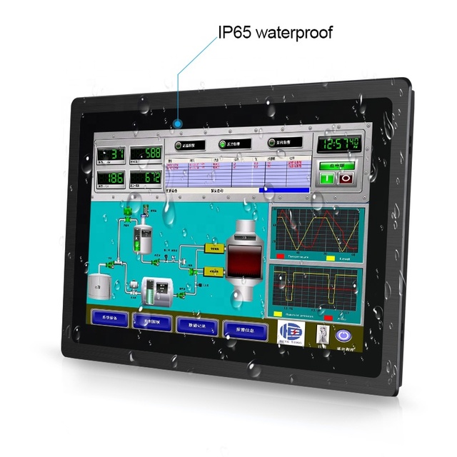1000nits High Brightness 19 Inch Widescreen Explosion Proof Industrial Outdoor Touchscreen Monitor