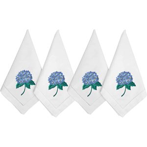 Serviettes de table en lin délavé personnalisées avec monogramme brodé, serviettes de mariage en mélange de lin et de coton - Product Image 6