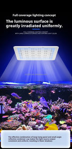 KASSRAY T169/T215 Bluetooth WiFi LED <span class=keywords><strong>Aquarium</strong></span> Reef Light Aluminium Whisper Uniform CREE Flat Panel pour Marine Coral Fish Tank Box - Product Image 3