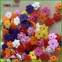 Accessoires pour briques MOC, fleur à six pétales, 0,1 kg, 3742, plastique, multicolores, petites particules, jouet de construction DIY pour enfant, garçon, fille
