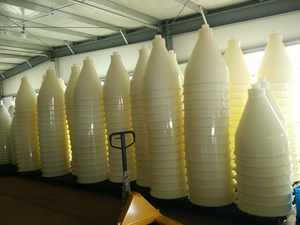 Mangiatoia automatica per suini 65L mangiatoia per vivaio a secco e umido con padella per mangime in acciaio inossidabile 304 - Product Image 5