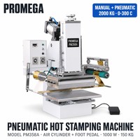 Presse à chaud pneumatique monocolore pour marquage à chaud