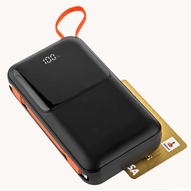 Lcd Display Built in Cable Type C Fast Charging PD22W Power Bank Portable Power Banks 20000Mah