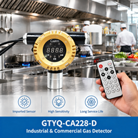 Détecteur de fuite de gaz indépendant CAATM pour cuisine de restaurant GTYQ-CA228-D, alarme de gaz combustible, capteur de méthane, propane, GPL