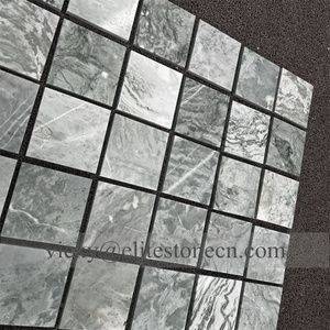Dalles de marbre vert naturel poli pour mur de salon et sol de salle de bain - Product Image 6