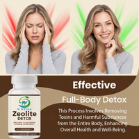 Capsules Détox Zéolite Clinoptilolite Ultra Fine Charbon Actif Bentonite Chardon Marie Chlorelle Foie Intestin Santé Complément