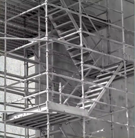 Andamios de Anillo Galvanizado, Sistema de Andamios Modulares de Alta Resistencia, Andamios de Anillo con Hebilla de Disco para Construcción de Puentes