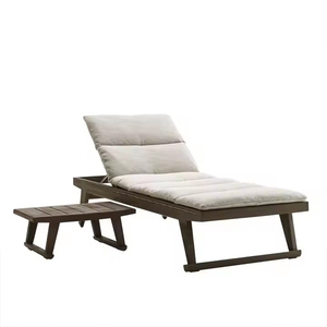 Chaise longue pliante en bois pour extérieur, piscine, hôtel, plage - Product Image 5