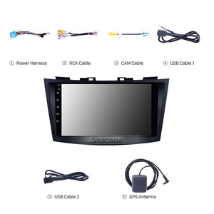 9 inch Android 11.0 màn hình cảm ứng GPS NAVI stereo với wifi với âm nhạc USB AUX Hỗ trợ DAB SWC DVR cho 2012 Suzuki Swift - Product Image 3