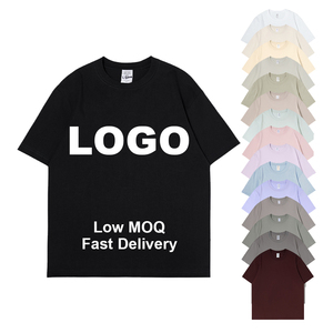 T60004L T-shirt Estive da <span class=keywords><strong>Uomo</strong></span> 100% Cotone, Alta Qualità, Tessuto Lavorato a Maglia 220g, Logo Personalizzato, <span class=keywords><strong>Abbigliamento</strong></span> <span class=keywords><strong>Casual</strong></span> Semplice - Product Image 2