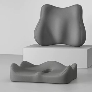 Bộ nhớ bọt Ghế văn phòng hỗ trợ thắt lưng đệm làm giảm đau lưng cải thiện tư thế ghế sau ghế gối đọc sách giường nghỉ ngơi - Product Image 4