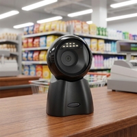 Escáner de Códigos QR 2D Omnidireccional de Alta Calidad, Escaneo Automático, USB, de Escritorio, en Stock para Supermercados