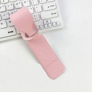 Etiqueta de Equipaje de Cuero PU Personalizada con Logotipo, con Hebilla, al Mejor Precio, Etiqueta Simple para Bolsas y Maletas de Viaje en Avión - Product Image 2