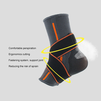 KS-3002-2 # Faible MOQ, Logo personnalisable, Support de cheville réglable, Bandage de cheville, Manchon de compression de cheville