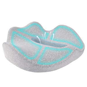 <span class=keywords><strong>Coussin</strong></span> de siège <span class=keywords><strong>ergonomique</strong></span> respirant de qualité supérieure <span class=keywords><strong>Gel</strong></span> de refroidissement et mousse à mémoire de forme pour chaise de bureau voiture voyage et usage domestique - Product Image 3