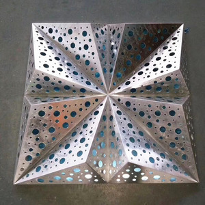 Paneles de Aluminio Sólido Cortados con Láser, Paneles de Revestimiento de Aluminio Huecos, Paneles de Chapa de Aluminio Perforados para Fachadas de Estilo Moderno - Product Image 3