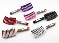 Brosse à cheveux démêlante de haute qualité Massage du cuir chevelu Brosses à cheveux en plastique confortables pour femmes