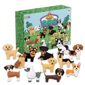 Nouveauté 2025 – Lot de feutres en laine personnalisés pour enfants : mon premier kit de démarrage, thèmes Safari, Noël, Zoo – Artisanat en feutre pour enfants, animaux en feutre - Product Image 1