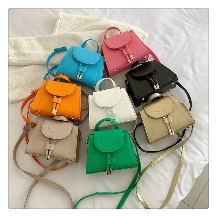 Blue handbags for women wholesales custom leather purse for female sling luxury designer bags handbags women famous brands