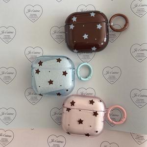 Funda Protectora para <span class=keywords><strong>Auriculares</strong></span> con Diseño de Estrellas IMD, Compatible con <span class=keywords><strong>AirPods</strong></span> Pro1 2 3 4 Generación, Funda Protectora Transparente de TPU - Product Image 2