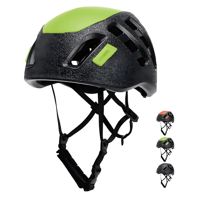 Lightweight Outdoor High Altitude Rescue Mountaineering Caving Expansion Slotted Helmet High-Impact ABS Rock Climbing Hat Helmet