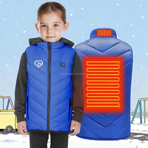 <span class=keywords><strong>Chaleco</strong></span> de invierno con carga USB inteligente <span class=keywords><strong>para</strong></span> niños y niñas, <span class=keywords><strong>chaleco</strong></span> térmico <span class=keywords><strong>para</strong></span> niños con calefacción por batería, <span class=keywords><strong>chaleco</strong></span> cómodo y cálido - Product Image 2