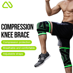 <strong>High</strong> <strong>Performance</strong> <strong>Advanced</strong> Fitness Warming Spandex Nylon Knee Pads Non-Slip Breathable Adjustable Professional Protection - Product Image 6