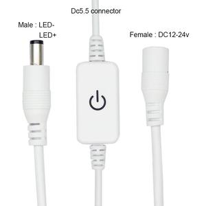 Controlador de atenuación táctil LED de un solo Color, 5-24V, tres botones, controlador RF, controlador de radiofrecuencia de 11 teclas, atenuador de interruptor 304 - Product Image 6