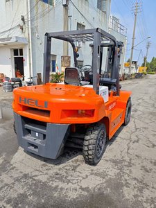 Original Japanese Tcm/Komatsu/T-o-y-o-t-a HELI K70 Trucks Engine 5/7/12 Ton Diesel <b>Used</b> Forklift for Sale IN SHANGHAI - Product Image 3