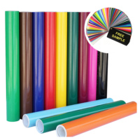 Rouleau de vinyle PVC coloré pour découpe, vinyle pour traceur, film autocollant brillant ou mat pour signalétique - Vente en gros