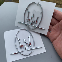 Emblème de capot Trident Maserati, insigne de garde-boue latéral, logo de lettre arrière, accessoires de décoration automobile