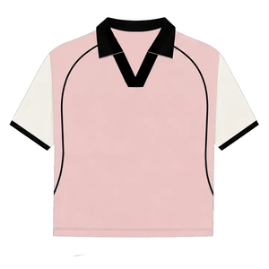 Camiseta Deportiva Polo Personalizada al por Mayor para Hombre, Manga Raglán, <span class=keywords><strong>Jersey</strong></span> de Fútbol, Tejido Transpirable de Secado Rápido con <span class=keywords><strong>Cuello</strong></span> en Contraste, OEM ODM - Product Image 1