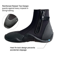 Bottes de plongée pour hommes en néoprène respirant de 5 mm, fabriquées par un fabricant professionnel, pour les sports sous-marins, toutes saisons