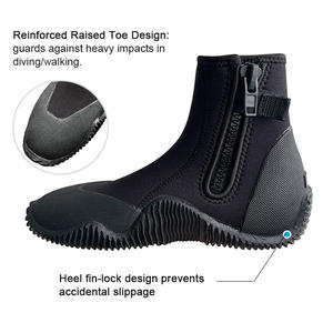 Professional Manufacturer's 5MM Neoprene Breathable Mens Diving Boots for Underwater Sports All Seasons - Product Image 2