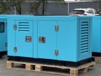 Générateur diesel super silencieux LINGGE POWER 28 kVA, portable, démarrage automatique ATS, 110 V/220 V, pour utilisation avec drone, 50/60 Hz