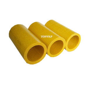 FRP Pultrusion Plastic Reinforced Hollow Round Tube <b>Colourful</b> Fiberglass Pultruded Fiberglass Pipe - Product Image 1