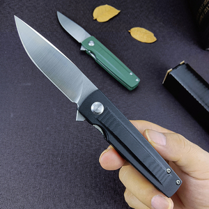 มีดพกพา EDC สำหรับกิจกรรมกลางแจ้ง G10 กันลื่น สำหรับตั้งแคมป์ เอาตัวรอด ช่วยเหลือ ใช้ในชีวิตประจำวัน พกพาสะดวก มีดพับ มีดหั่นผักและผลไม้ - Product Image 3