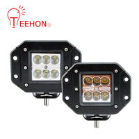 Spot lumineux de travail LED 18w, dosettes encastrées, conduite tout-terrain, Super éclairage pour ATV UTV SUV 4x4