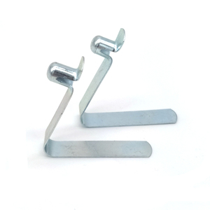 Stainless Steel Push Button Pole Lock Furniture <strong>Spring</strong> <strong>V</strong> <strong>Shaped</strong> <strong>Clip</strong> for Tubing - Product Image 5