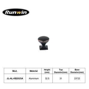 Oil Rubbed Bronze Aluminum Cabinet <strong>Knob</strong> <strong>Drawer</strong> Dresser Easy Installation Antirust Eco-Friendly Durable High Quality Warehouse - Product Image 1