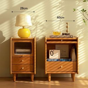 All'ingrosso nordico <span class=keywords><strong>Vintage</strong></span> camera da letto mobili in legno comodini semplici comodini armadietti - Product Image 4