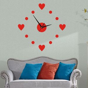 DIY Wall Sticker <b>Clock</b> Creative Heart Dot DIY Acrylic Mute <b>Digital</b> <b>Clock</b> Quartz Watches for Home Office Decoration Gifts - Product Image 4