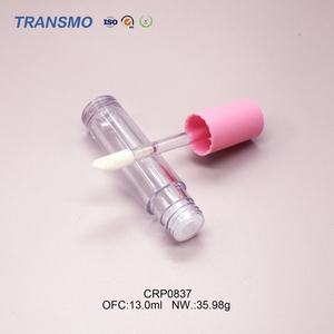 Tube de gloss à lèvres mat 6 ml, logo personnalisé, tubes de gloss à lèvres givrés roses, tubes de gloss à lèvres vides avec logo privé - Product Image 4