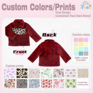 Cappotto in Finta <span class=keywords><strong>Pelliccia</strong></span> per Bambine, Patchwork Leopardato, Zip Frontale, Collo Alto, <span class=keywords><strong>Giacca</strong></span> Invernale Termica Casual alla Moda per Bambini - Product Image 3