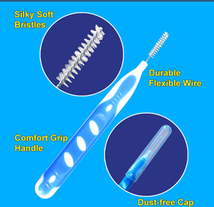 Brosse à dents interdentaire en forme de I d'usine de Chine soins dentaires brosse en plastique de nettoyage des dents - Product Image 5