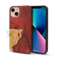 Compatibele hars dieren-anime telefoonhoesje Slank schokbestendig anti-kras handgemaakt handgeschilderd beschermhoesje Uniek marmer