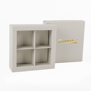 Boîtes formatées de chocolat de luxe estampage à chaud pour Biscuits Emballage doux Brownies Cadeau Bonbons Dragées Boîtes de faveur Mariage - Product Image 2