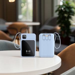 Batería Externa Magnética Mini de 10000mAh, Carga Rápida Inalámbrica de 15W, Cable Integrado, Precio de Fábrica - Product Image 2